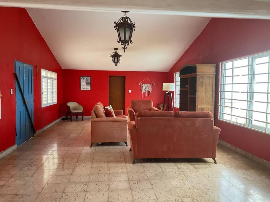 La Casa Amarilla Frente Al Mar Villa Chelem Luaran gambar